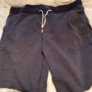 J. Crew Dark Blue Fleece Shorts